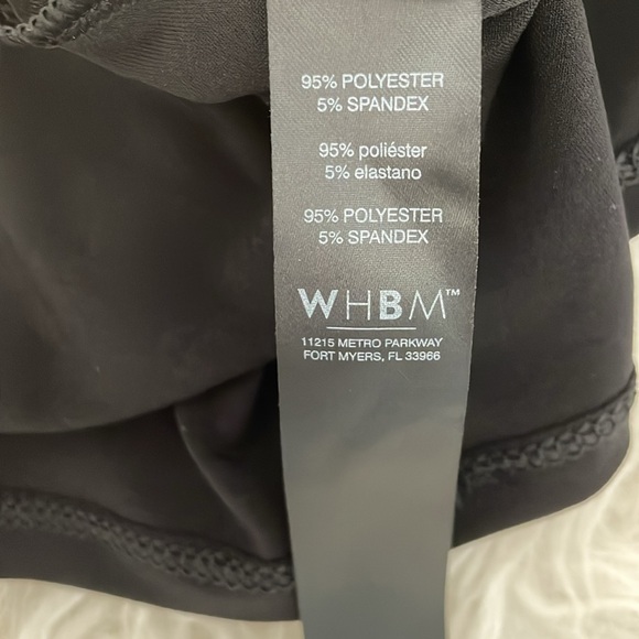 White House Black Market Sleeveless black  keyhole neck top NWT size XL - Picture 5 of 5